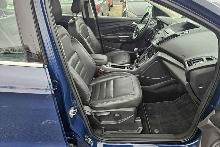 Ford Kuga 2,0 TDCI napęd 4x4 kamera skóry ładna zarejestrowana zdjęcie 14