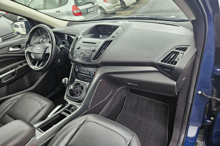 Ford Kuga 2,0 TDCI napęd 4x4 kamera skóry ładna zarejestrowana zdjęcie 15