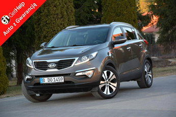 Kia Sportage 2.0MPI+Gaz Skóry Xenon Ledy Duża Navi Kamera Keyless go Alu 18