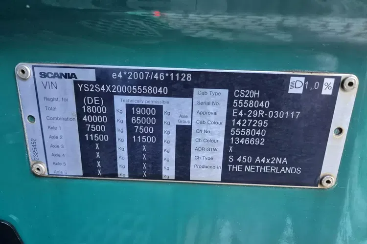 Scania S450 zdjęcie 37