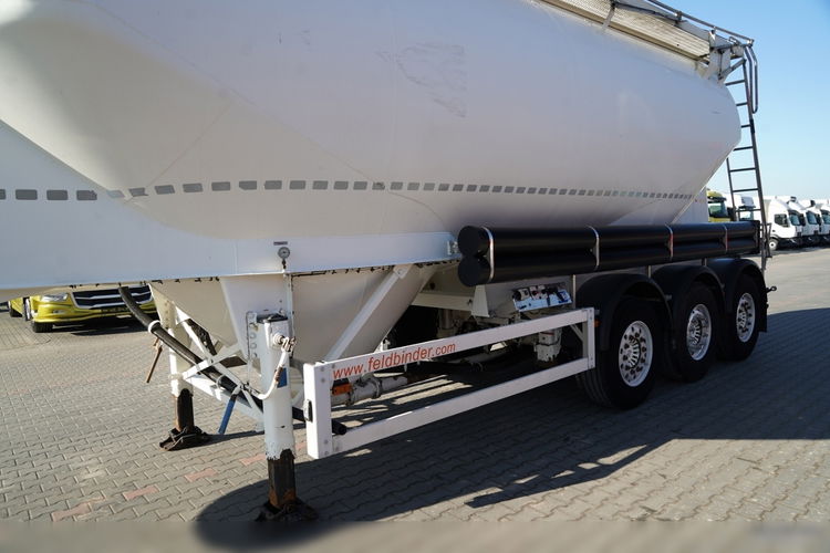 Feldbinder / CEMENTONACZEPA / 3 KOMORY / 37 000 L / SILOS / DO MATERIAŁÓW SYPKICH / OŚ PODNOSZONA / SAF / ALUFELGI zdjęcie 10
