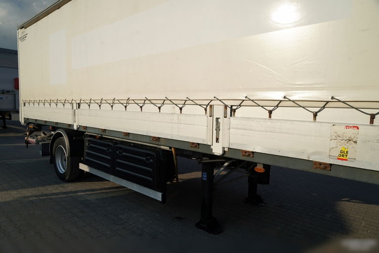 Fruehauf / Burto firanka / 1 OŚ / SKRĘTNA / 9.8M DŁUGOŚĆ / WINDA ZAŁADOWCZA 2 Tony zdjęcie 9