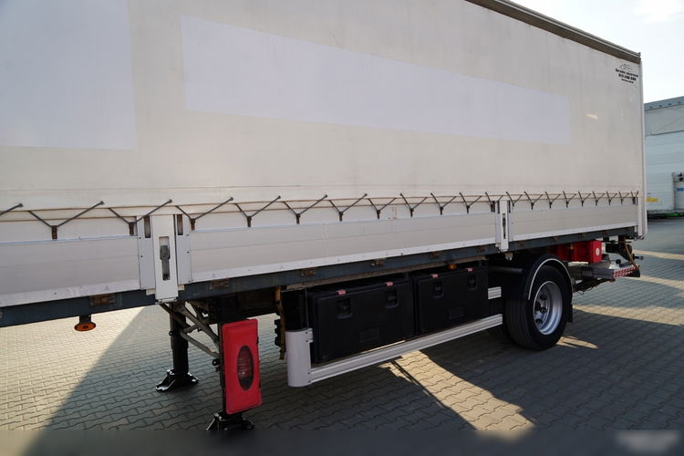 Fruehauf / Burto firanka / 1 OŚ / SKRĘTNA / 9.8M DŁUGOŚĆ / WINDA ZAŁADOWCZA 2 Tony zdjęcie 10