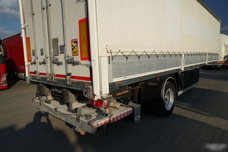 Fruehauf / Burto firanka / 1 OŚ / SKRĘTNA / 9.8M DŁUGOŚĆ / WINDA ZAŁADOWCZA 2 Tony zdjęcie 13