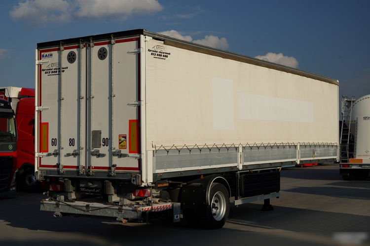 Fruehauf / Burto firanka / 1 OŚ / SKRĘTNA / 9.8M DŁUGOŚĆ / WINDA ZAŁADOWCZA 2 Tony zdjęcie 5