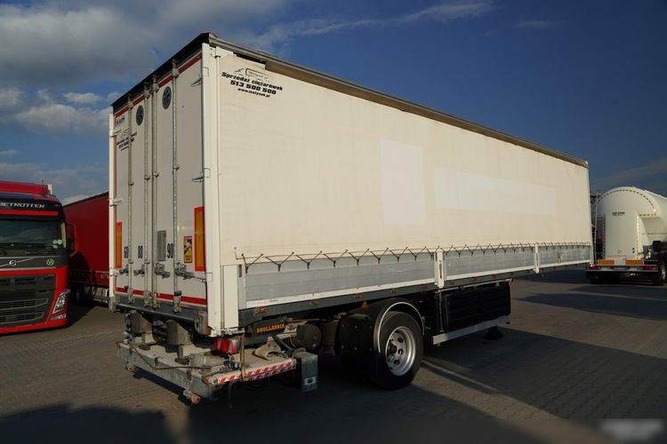 Fruehauf / Burto firanka / 1 OŚ / SKRĘTNA / 9.8M DŁUGOŚĆ / WINDA ZAŁADOWCZA 2 Tony zdjęcie 6