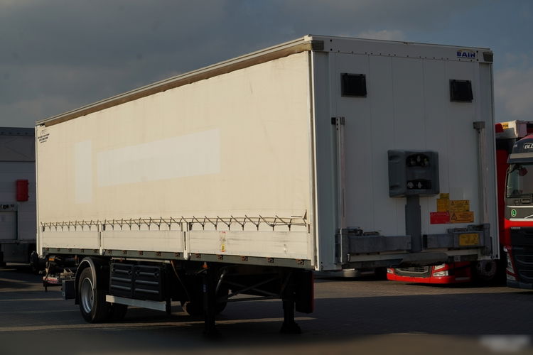 Fruehauf / Burto firanka / 1 OŚ / SKRĘTNA / 9.8M DŁUGOŚĆ / WINDA ZAŁADOWCZA 2 Tony zdjęcie 8