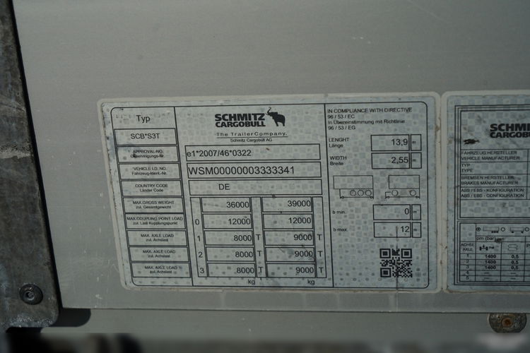 Schmitz / FIRANKA / MEGA / LOWDECK / DACH PODNOSZONY zdjęcie 28
