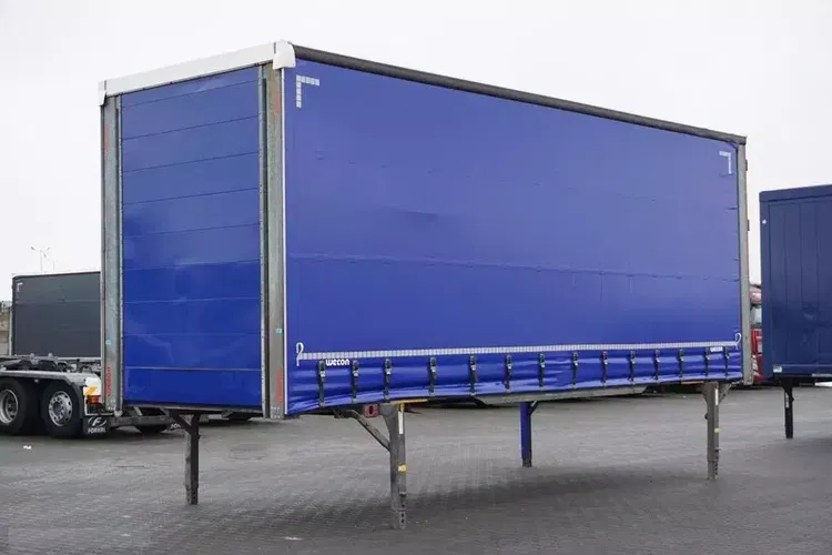 Scania WECON / ZABUDOWA / BDF / FIRANKA / DŁ. 7.82 M / 19 PALET / MEGA zdjęcie 2