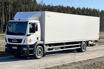MAN TGM 18.320 Kontener 24 Palet, Automat, Euro 6 MAN TGM 18.320 Kontener 24 Paletowy, Poduszki, Winda, Klima, Gwarancja