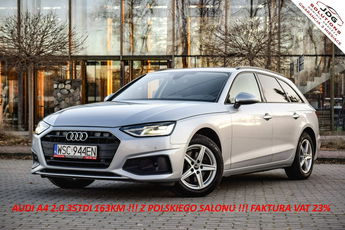 Audi A4 Z polskiego salonu Serwis ASO Bezwypadkowy - Faktura VAT