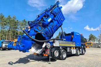 MAN MAN TGS 35.400 KAISER MORO Ładowarka próżniowa ssąco-nadmuchowa koparka ssąca substancje sypkie odkurzacz WUKO Saugbagger