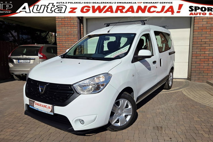 Dacia Dokker TYLKO 64 tys km 1.6SCE 102KM, Laureate, Salon PL Serwis ASO, F.VAT23%, zdjęcie 32