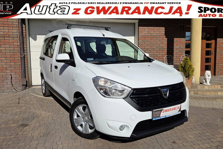 Dacia Dokker TYLKO 64 tys km 1.6SCE 102KM, Laureate, Salon PL Serwis ASO, F.VAT23%, zdjęcie 33