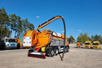 MAN WUKO LARSEN RECycler 414 RECYKLING do zbierania odpadów asenizacyjny separator beczka odpady czyszczenie kanalizacja RECYKLING