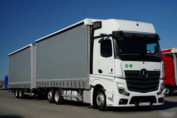 Mercedes -BENZ ACTROS 2545 / ZESTAW TANDEM 120 M3 / PRZEJAZDOWY / GIGA SPACE /
