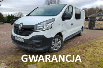 Renault Trafic long L2H1 brygadówka 6-osobowy pełna opcja