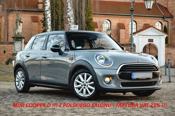 MINI cooper D Z salonu PL Serwis ASO Użytkowany prywatnie - 100% Oryginał