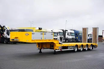 BODEX / NISKOPODWOZIOWA / 4 OSIE / NAJAZDY / 2 X OŚ SKRĘTNA / DMC 65 000 KG / JAK NOWA