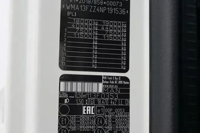 MAN TGX / 18.470 / E 6 / GM / ZESTAW PRZEJAZDOWY 120 M3 / ŁAD. 14 815 KG / RETARDER zdjęcie 11