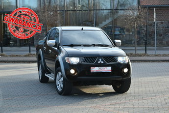 Mitsubishi L200 2.5d 136KM AUTOMAT 2008r. SALON 4x4 skóra Klima HAK 2700kg
