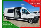 Volkswagen Crafter L4H2 107999zł NETTO Brygadówka 7 osób 2.0TDi/140KM zdjęcie 1