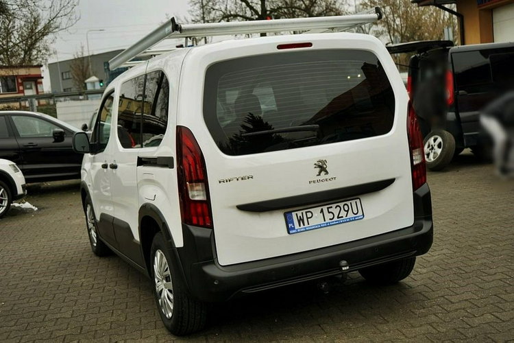 Peugeot Rifter 1, 5HDI Klima, NAVI, 5 osób, 2020r. zdjęcie 4