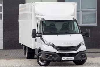 Iveco Daily 35C16 2.3 KONTENER + WINDA dHollandia 750kg koła bliźniaki