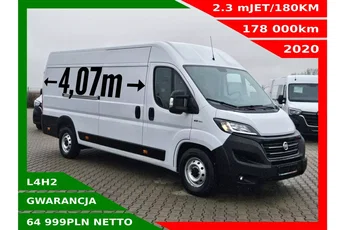 Fiat Ducato L4H2 64999zł Netto 2.3 MultiJET/180KM