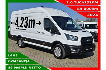 Ford transit L4H3 89999zł NETTO 2.0TdCi/131KM