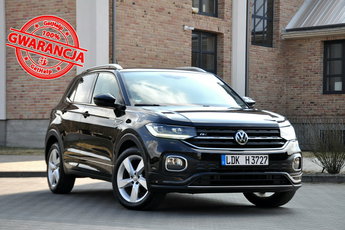Volkswagen T-Cross 1.0T(116KM) R-Line Full Led Virtual Radar ACC Navi DSG Skóry Alu17"ASO