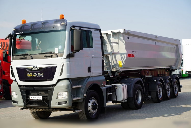 MAN TGX 18.500 / ZESTAW / 4x4 / HYDRAULIKA / HYDRODRIVE / NISKA KABINA / + WYWROTKA / MEGA /  26 M3 / 2025  zdjęcie 2