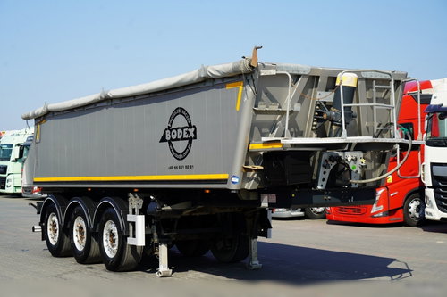 BODEX WYWROTKA 25 m3 / ALUMINIOWA / 2X OŚ PODNOSZONA / 5 300 KG / ALUFELGI /
