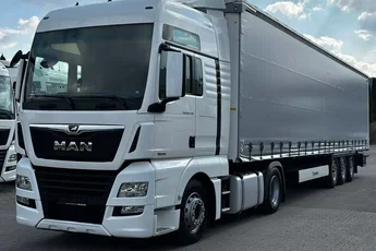 MAN ZESTAW / TGX 18.470 XXL + NACZEPA KRONE / STANDARD / SUPER STAN