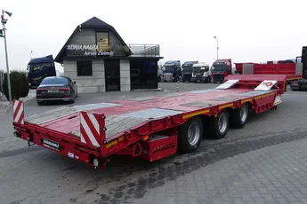 BODEX NISKOPODWOZIOWA / LAWETA / OŚ SKRĘTNA I PODNOSZONA / WCIĄGARKA /