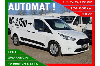 Ford transit-connect Long 49999zł NETTO 1.5TdCi/120KM