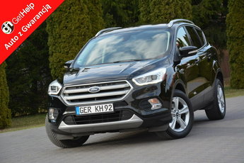 Ford Kuga Lift Navi Tablet Ledy pół-Skóry ParkAssist 2xParktr Relingi Alu 17"