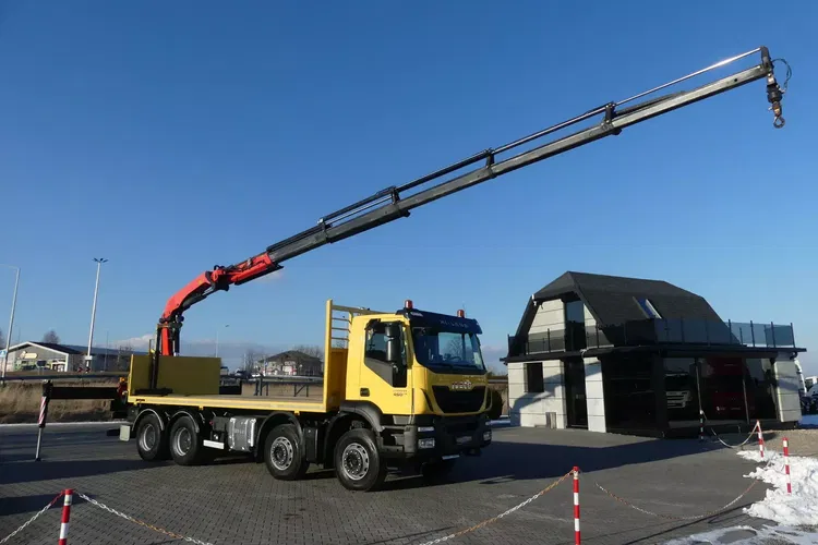 Iveco TRAKKER 450 / 8x4 / EURO 6 / HDS PALFINGER PK 22002-EH / NISKI PRZEBIEG / zdjęcie 1