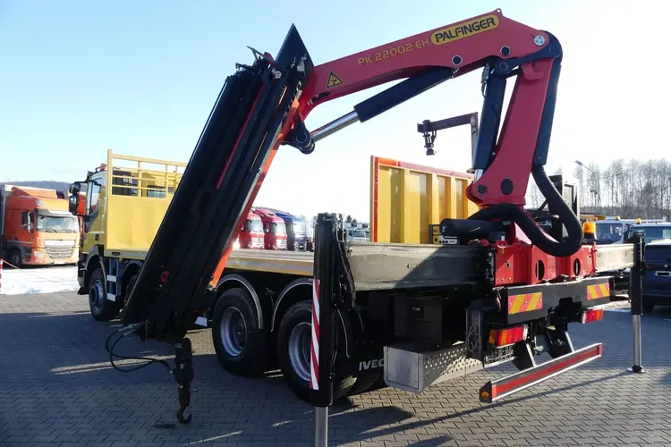 Iveco TRAKKER 450 / 8x4 / EURO 6 / HDS PALFINGER PK 22002-EH / NISKI PRZEBIEG / zdjęcie 5