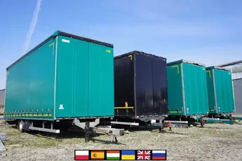  Przyczepa przejazdowa / 19 EPAL / 4 szt