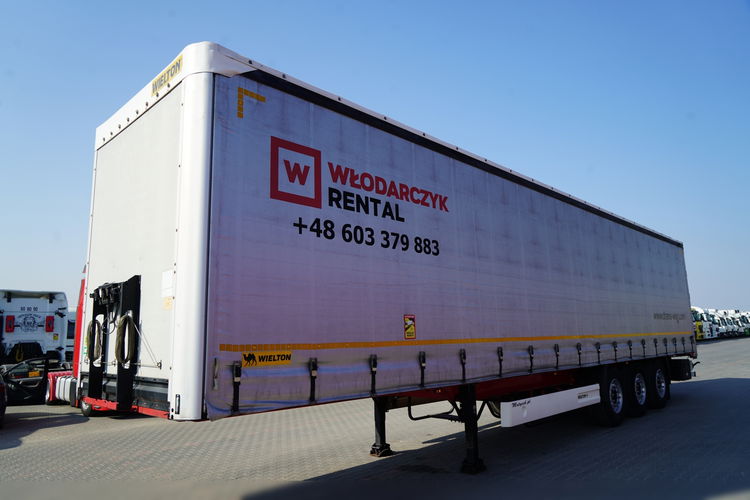 Wielton / FIRANKA STANDARD / MULDA DO STALI - 9 M / OŚ PODNOSZONA / SAF / COILMULDA zdjęcie 2