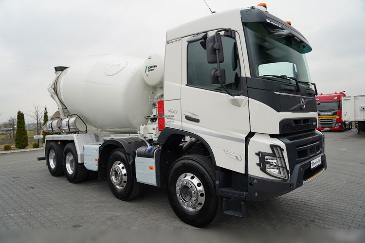 Volvo FMX 460 / 8x4 / GRUSZKA 9m3 / BETONOMIESZARKA / SCHWING STETTER / 9 M3 / I-SHIFT/ ALUFELGI / EURO 6 zdjęcie 8