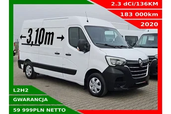 Renault Master L2H2 59999zł NETTO 2.3dCi/136KM