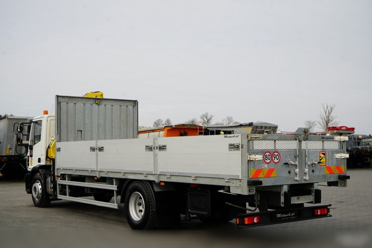 Iveco 180E25 / 4X2 / SKRZYNIOWY 7, 5m + HDS HYVA HB150X MAX UDŹWIG 5 200KG / STEROWNIE RADIOWE  / ROTATOR / AUTOMAT  zdjęcie 10