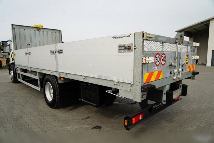 Iveco 180E25 / 4X2 / SKRZYNIOWY 7, 5m + HDS HYVA HB150X MAX UDŹWIG 5 200KG / STEROWNIE RADIOWE  / ROTATOR / AUTOMAT  zdjęcie 18