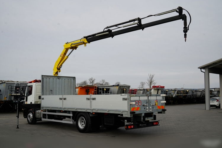 Iveco 180E25 / 4X2 / SKRZYNIOWY 7, 5m + HDS HYVA HB150X MAX UDŹWIG 5 200KG / STEROWNIE RADIOWE  / ROTATOR / AUTOMAT  zdjęcie 3