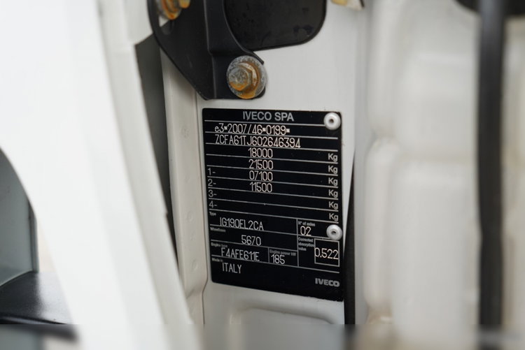 Iveco 180E25 / 4X2 / SKRZYNIOWY 7, 5m + HDS HYVA HB150X MAX UDŹWIG 5 200KG / STEROWNIE RADIOWE  / ROTATOR / AUTOMAT  zdjęcie 41