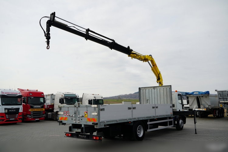 Iveco 180E25 / 4X2 / SKRZYNIOWY 7, 5m + HDS HYVA HB150X MAX UDŹWIG 5 200KG / STEROWNIE RADIOWE  / ROTATOR / AUTOMAT  zdjęcie 4