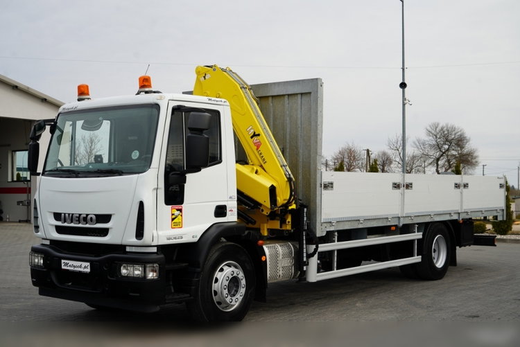 Iveco 180E25 / 4X2 / SKRZYNIOWY 7, 5m + HDS HYVA HB150X MAX UDŹWIG 5 200KG / STEROWNIE RADIOWE  / ROTATOR / AUTOMAT  zdjęcie 8