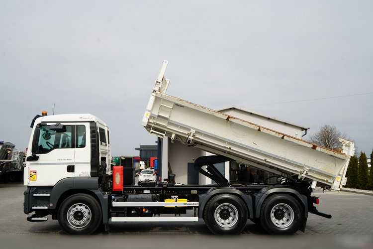 MAN TGS 26.400 / 6X4 / 2 STRONNA WYWROTKA / HYDROBURTA / AUTOMAT / EURO 6 zdjęcie 3